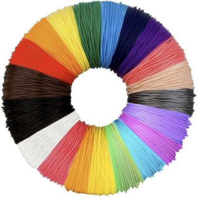 3D toll / 3D nyomtatószál 1,75 mm-es PLA-szál, 20 különböző színű mindegyik szín 3 méter, összesen 6