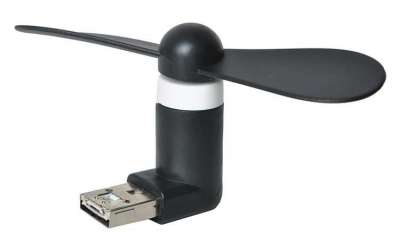 Hordozható micro USB ventillátor