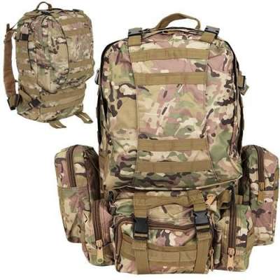 Taktikai táska/hátizsák, 3 kivehető rekesszel ,50x16x60 cm