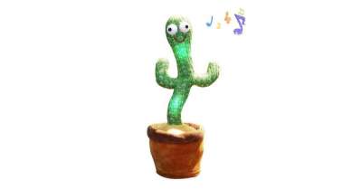 Plüss táncoló játék kaktusz