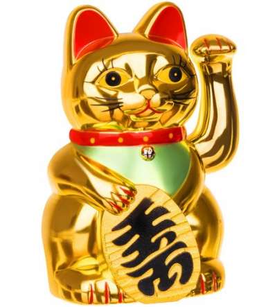 Kínai szerencsét hozó arany macska