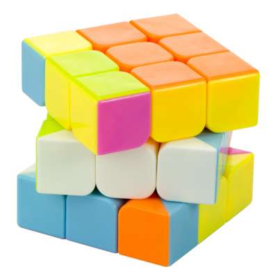 Puzzle játék Puzzle kocka 3x3 neon 5.65cm