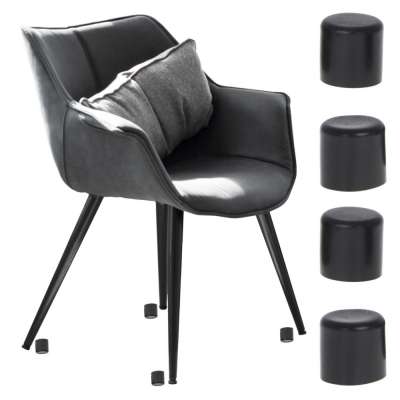 Bútor székláb sapkák 19mm fekete