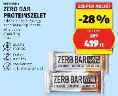 BIOTECHUSA ZERO BAR PROTEINSZELET