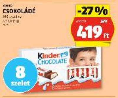 KINDER CSOKOLÁDÉ