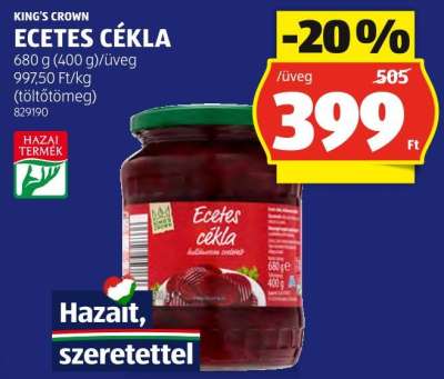 KINGS CROWN ECETES CÉKLA