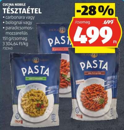 CUCINA NOBILE TÉSZTAÉTEL