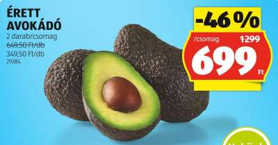 ÉRETT AVOKÁDÓ