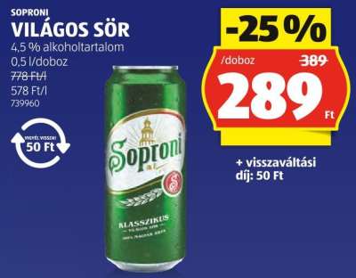 Soproni Világos Sör