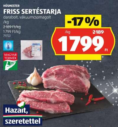 Húsmester FRISS SERTÉSTARJA