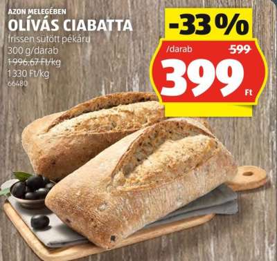 Olívás ciabatta