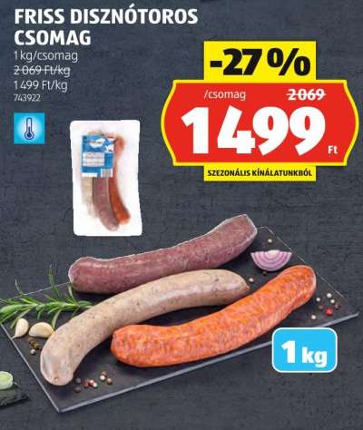 FRISS DISZNÓTOROS CSOMAG