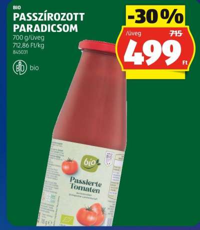 PASSZÍROZOTT PARADICSOM