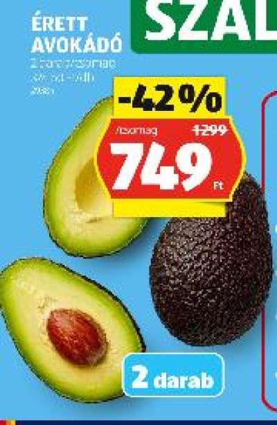 ÉRETT AVOKÁDÓ