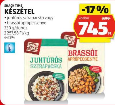 SNACK TIME KÉSZÉTEL