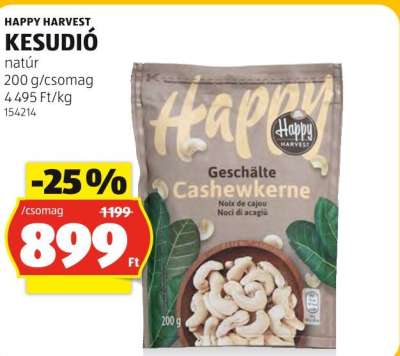 HAPPY HARVEST KESUDIÓ
