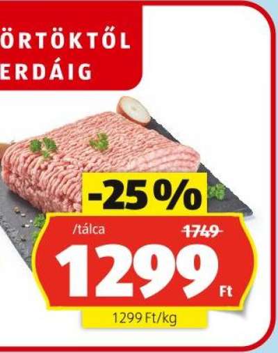 Darált sertéshús