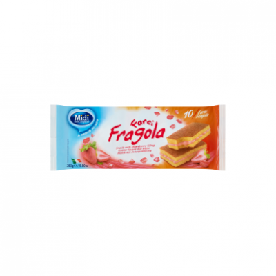 Midi Farci Fragola édesipari péksütemény földiepres töltelékkel 10 x 28 g (280 g)