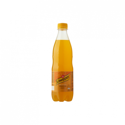 Schweppes narancsízű szénsavas üdítőital cukorral és édesítőszerekkel 0,5 l
