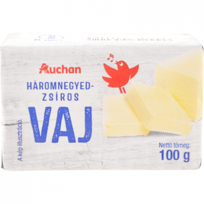 Auchan Kedvenc Háromnegyed-zsíros vaj 60% 100 g