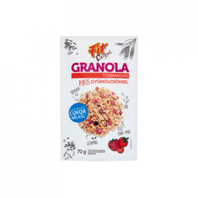 Fit többmagvas granola piros gyümölcsökkel 70 g