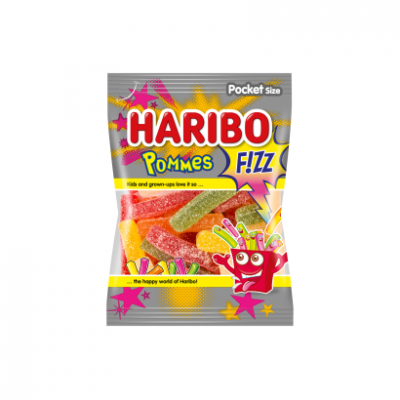 Haribo Pommes Fizz gyümölcsízű gumicukorka 100 g