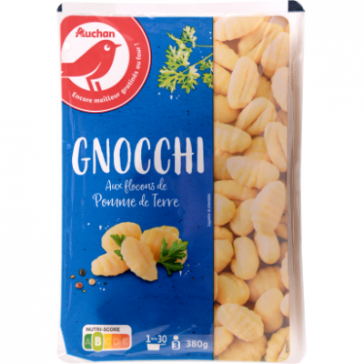 Auchan Kedvenc Gnocchi burgonyapehellyel 380 g