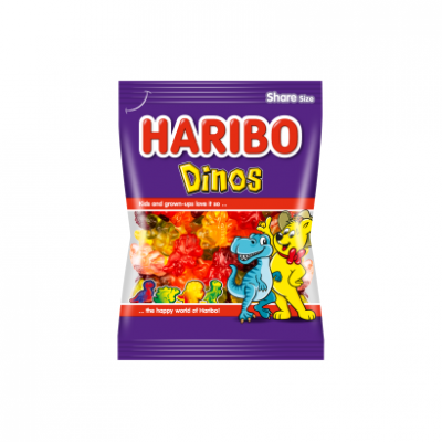 Haribo Dinos gyümölcsízű gumicukorka 200 g