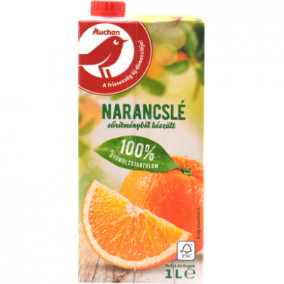 Auchan Kedvenc narancslé 100% 1 l