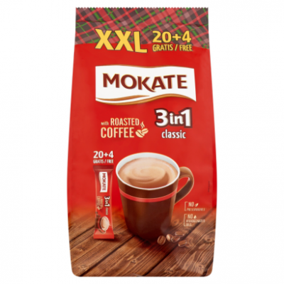 Mokate 3in1 Classic azonnal oldódó kávéspecialitás 24 x 17 g (408 g)