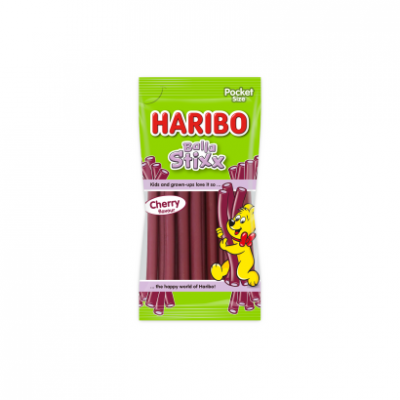 Haribo Balla Stixx cseresznyeízű gumicukorka 80 g