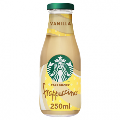 Starbucks Frappuccino vanília ízű zsírszegény kávés tejital 250 ml