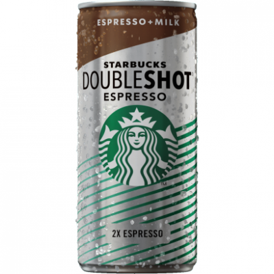 Starbucks Doubleshot Espresso Arabica kávét tartalmazó félzsíros tejital 200 ml