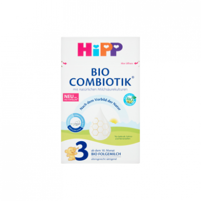 HiPP 3 BIO Combiotik tejalapú anyatej-kiegészítő tápszer 10 hónapos kortól 600 g
