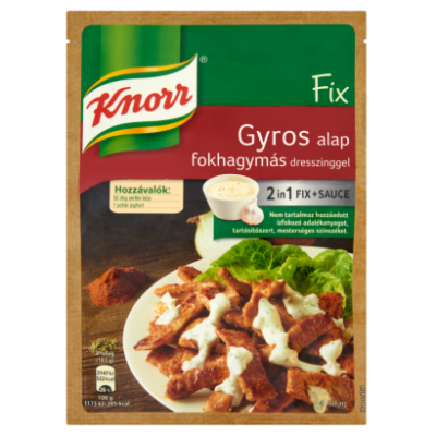 Knorr gyros alap fokhagymás dresszinggel (30 g + 10 g) 40 g