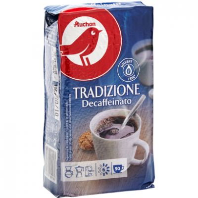 Auchan Kedvenc Őrölt kávét Tradition koffeinmentes 250 g