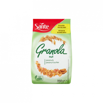 Sante Granola ropogós müzli földimogyoróval és mogyoróvajjal 350 g