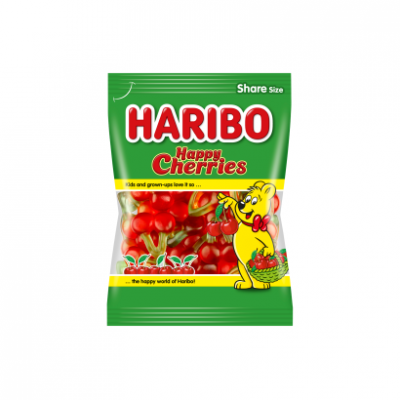 Haribo Happy Cherries gyümölcsízű gumicukor 200 g