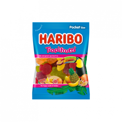 Haribo Tropifrutti gyümölcsízű gumicukorka 100 g