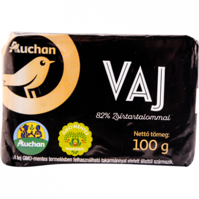 Auchan Collection Gazdától az asztalig vaj 82% 100 g