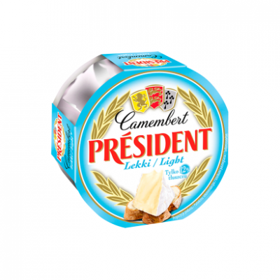 Président Camembert Light félzsíros, lágy sajt 120 g