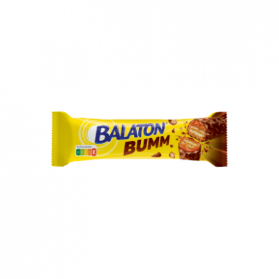 Balaton Bumm tejcsokoládéval mártott töltött ostyaszelet karamellel és búzapehellyel 42 g