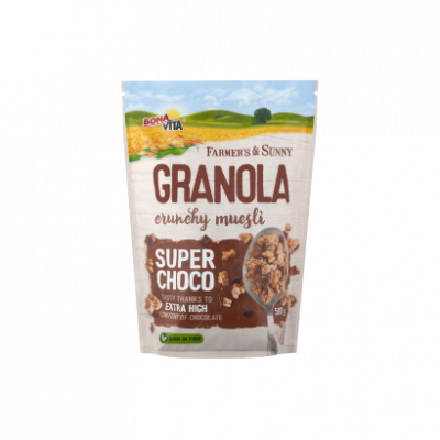Bona Vita Farmer's & Sunny granola müzli szuper csokival 500 g
