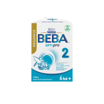 Beba Optipro 2 tejalapú anyatej-kiegészítő tápszer 6 hó+ 2 x 500 g (1000 g)