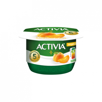 Danone Activia élőflórás sárgabarackos joghurt 125 g
