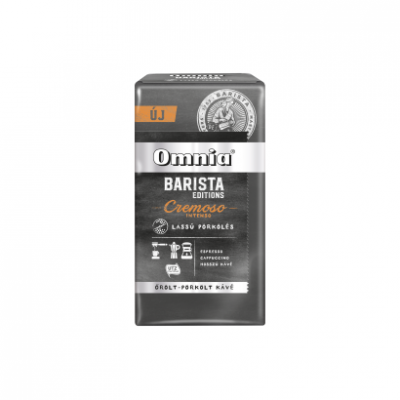 Omnia Barista Editions Cremoso Intenso őrölt-pörkölt kávé 225 g