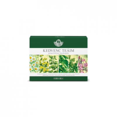 Herbária Kedvenc Teáim gyógynövényes teaválogatás 6 x 5 filter 36 g
