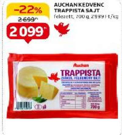 Auchan Kedvenc trappista sajt