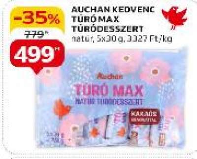 Auchan kedvenc Túró max túródesszert