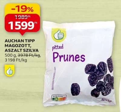 Auchan tipp Magozott, aszalt szilva